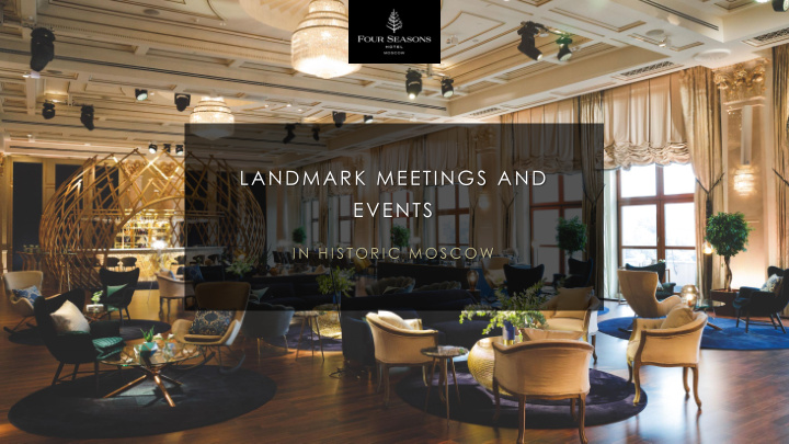 landmark meetings and