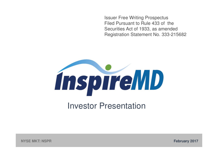 investor presentation