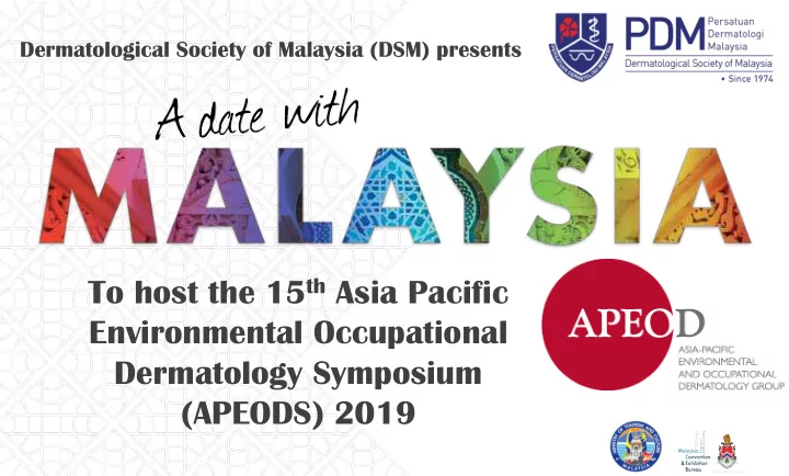 to host the 15 th asia pacific environmental occupational