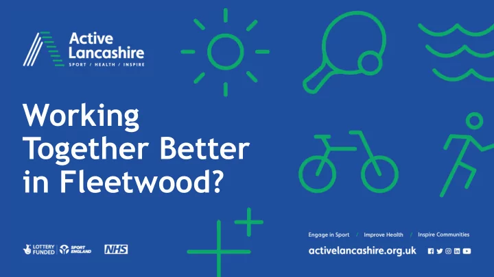 working together better