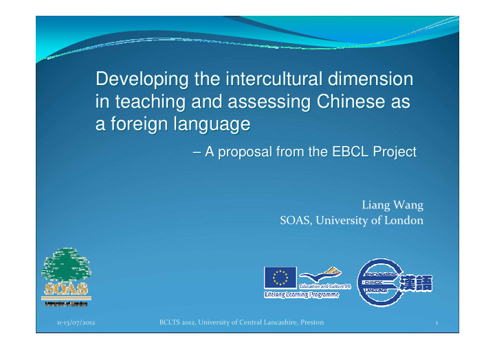 developing the intercultural dimension developing the
