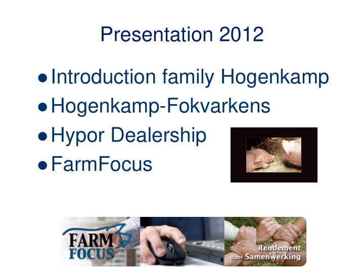 presentation 2012