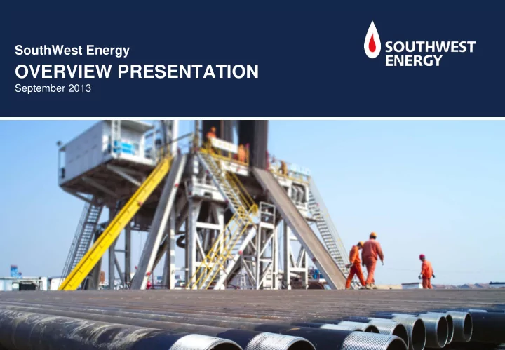 overview presentation