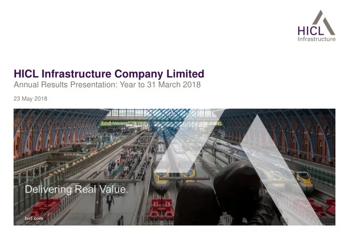 hicl infrastructure company limited