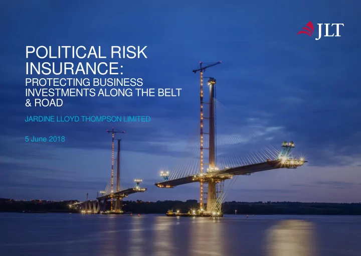political risk insurance