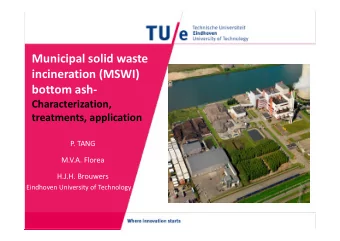 Municipal solid waste incineration (MSWI) bottom ash  Characterization, treatments, application