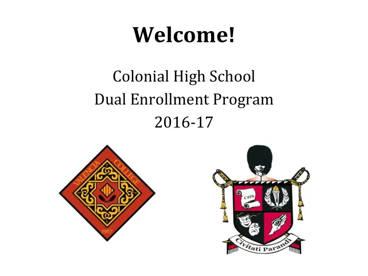 welcome