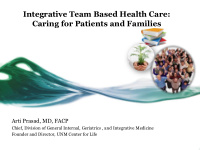 integrative team based health care caring for patients