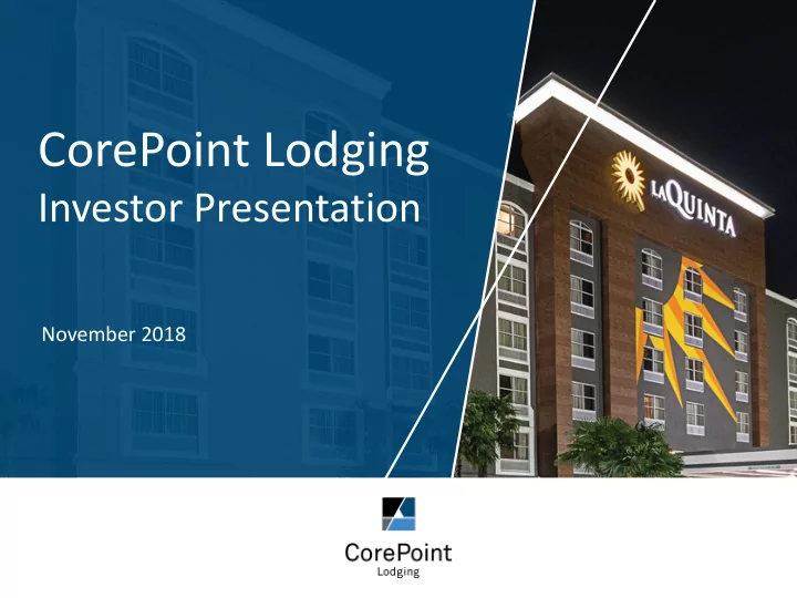 corepoint lodging