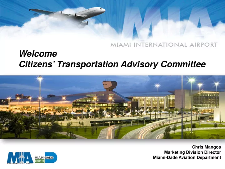 welcome citizens transportation advisory committee