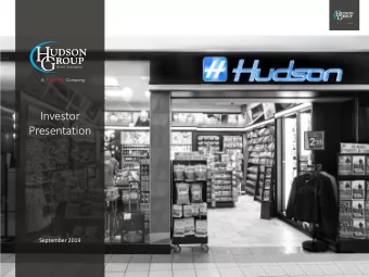 Presentation  September 2019  1  Disclaimer This presentation contains forward - looking