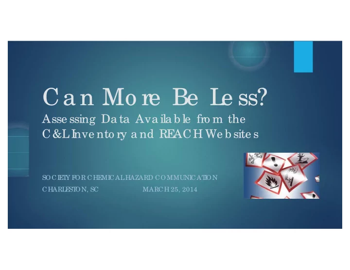 ca n mo re be l e ss