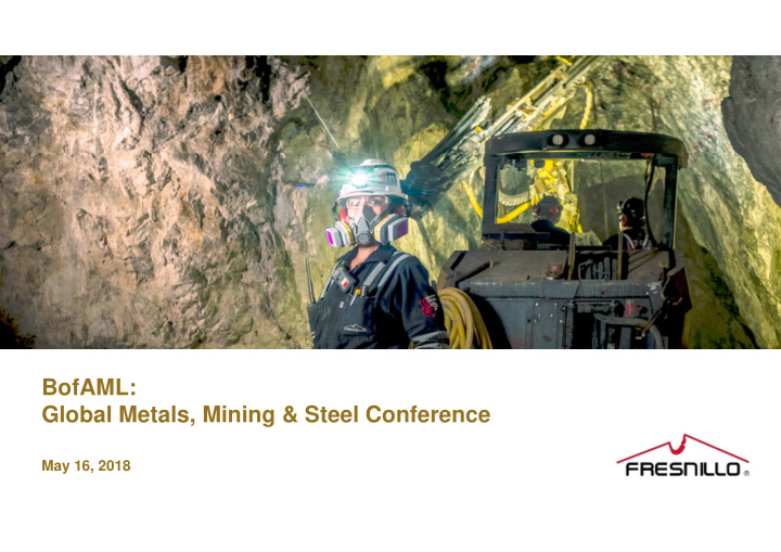 bofaml global metals mining steel conference
