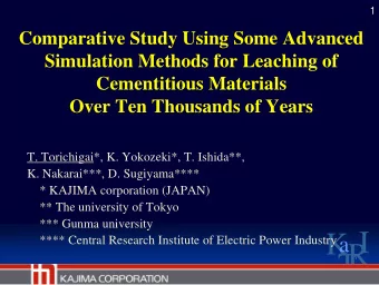 I  K  **** Central Research Institute of Electric Power Industry  a  R  T  2  Background(1/3)