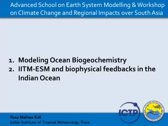Indian Ocean  Roxy  Roxy Mat  Mathew Koll  oll  Indian Institute of Tropical Meteorology, Pune