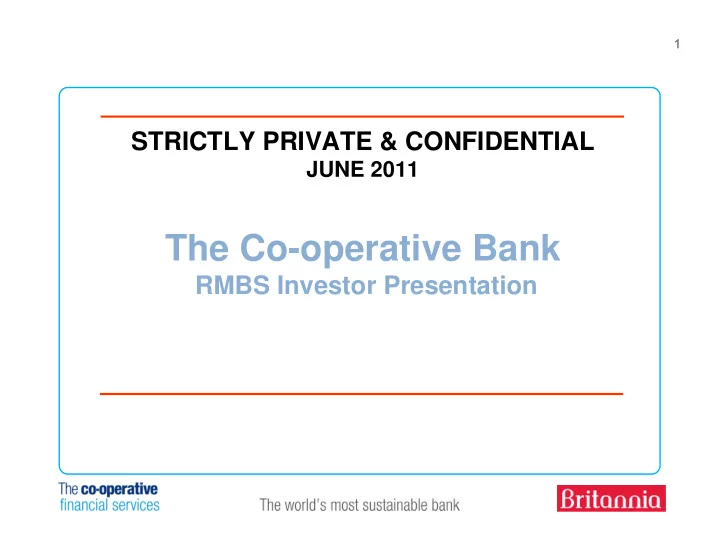 the co operative bank