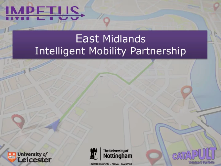 a 3 year project between the university of nottingham and