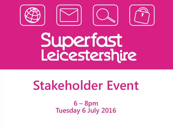 stakeholder event