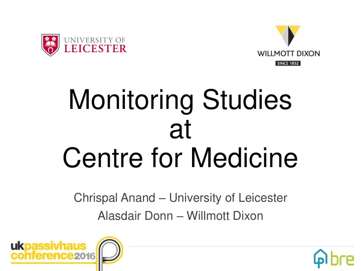 monitoring studies