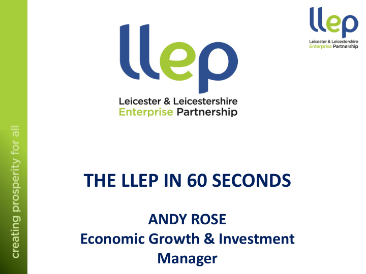 the llep in 60 seconds