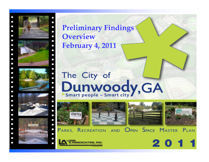 preliminary findings overview february 4 2011 community