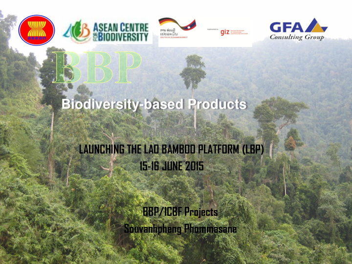 biodiversity based products