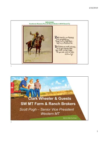 1/10/2019  1  2  1  1/10/2019  Top 10 Economies  3  Interest Rates  4  2  1/10/2019  10 Year
