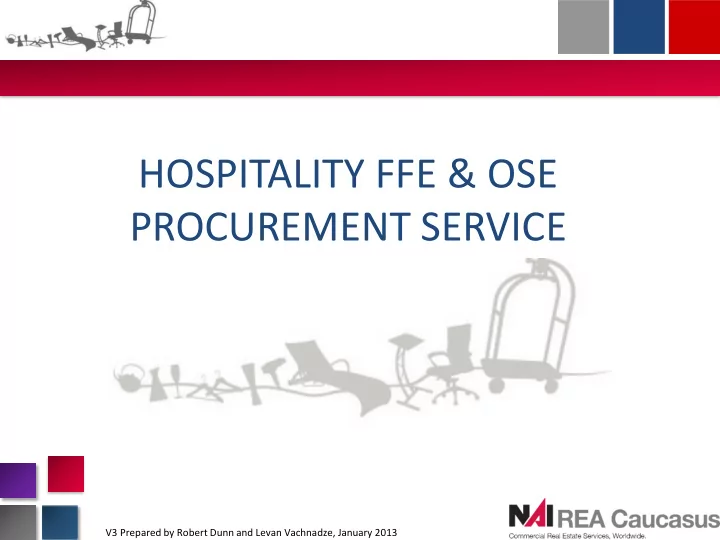 nai rea hospitality ffe ose procurement service