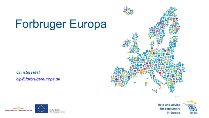 forbruger europa