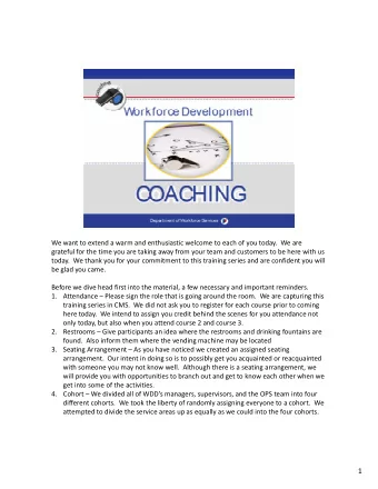 1 Our intention in doing so is to expose you to ideas, resources, and lessons learned from your