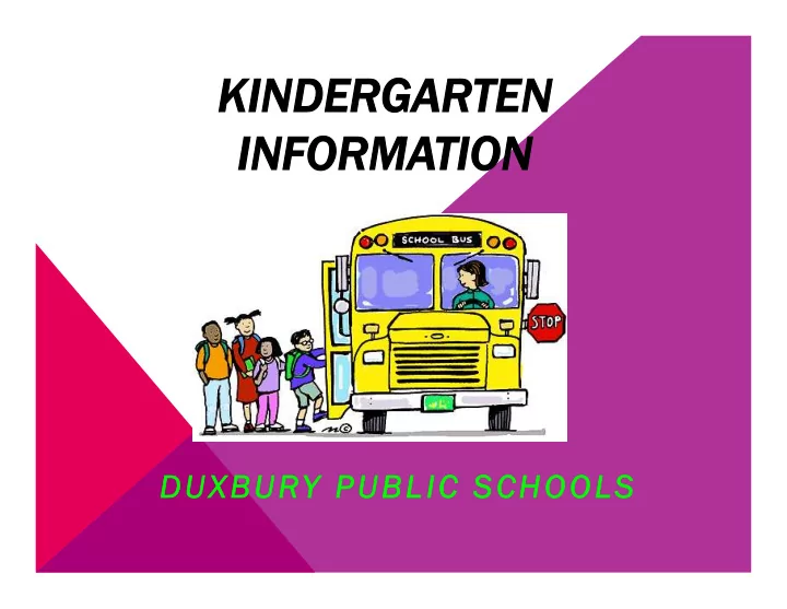 kin inderga garten in informatio