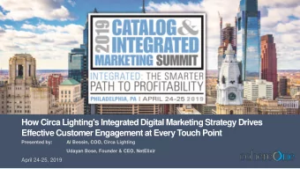 How Circa Lighting's Integrated Digital Marketing Strategy Drives  Effective Customer Engagement at