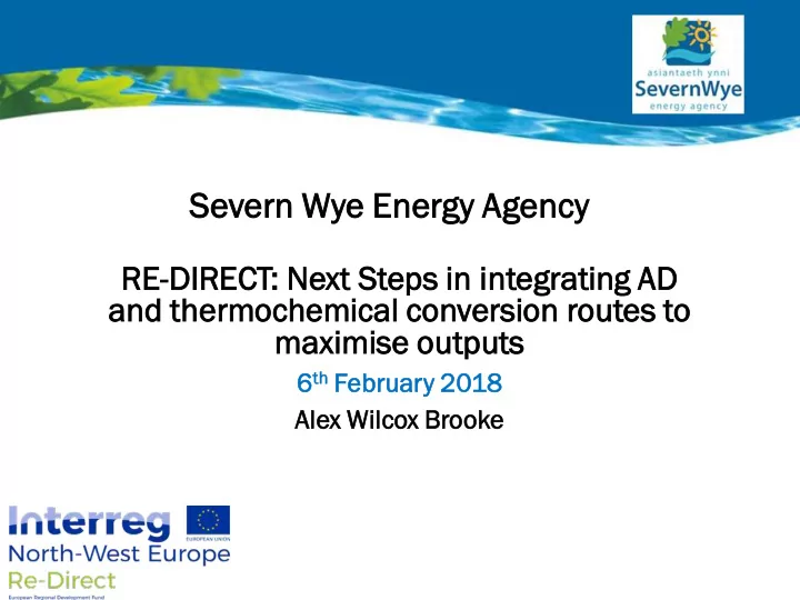 severn ern wye energ rgy y agency cy