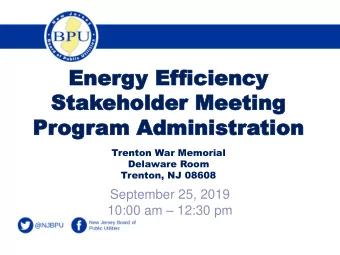 September 25, 2019 10:00 am  12:30 pm  AGENDA   Welcome &amp; Overview (Kelly Mooij, Deputy