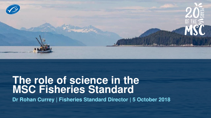 msc fisheries standard