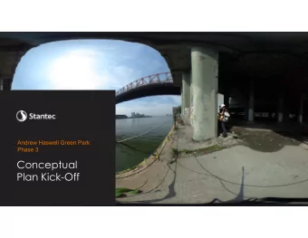 Conceptual  Plan Kick-Off  Andrew Haswell Green Park  Phase 3  Existing Conditions  Existing