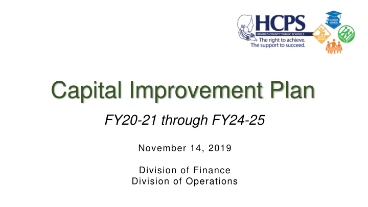 capital improvement plan
