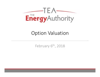 Option Valuation February 6 th , 2018  Interactive Questions  Phone: Text JOSHUAWEST406 to 22333