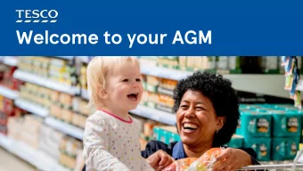 Welcome to your AGM  1  John Allan  Chairman  Serving Britains  shoppers  a little better  every