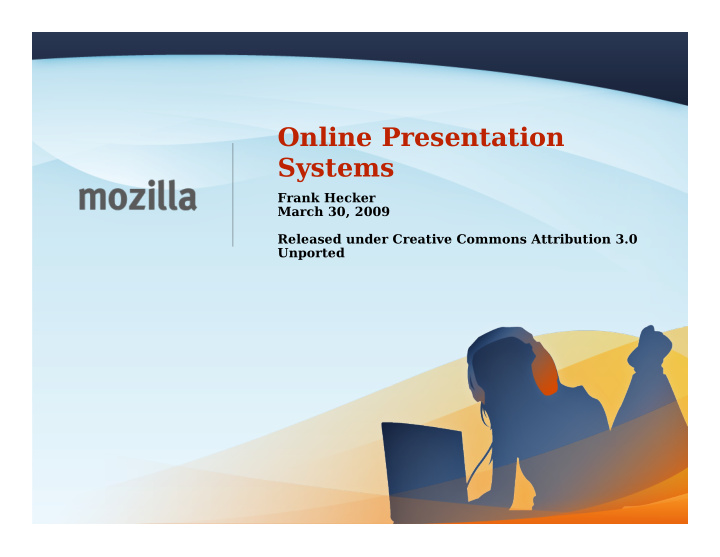 online presentation systems