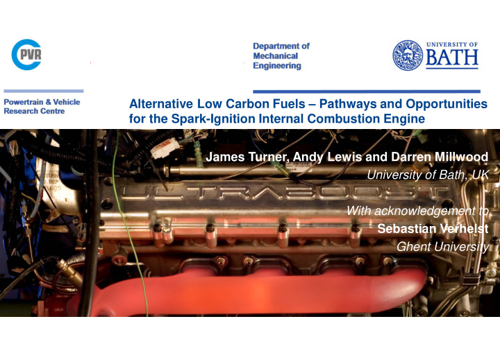 alternative low carbon fuels pathways and opportunities