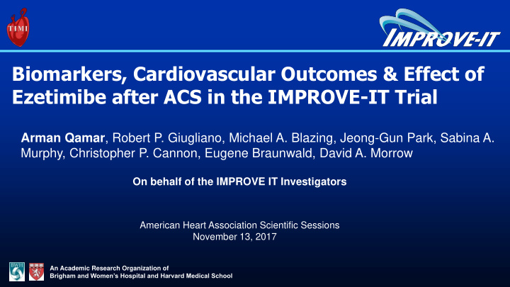 biomarkers cardiovascular outcomes amp effect of