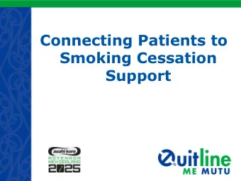 Smoking Cessation  Support  2006/2013 Census  Smoker Prevalence  2006/2013 Census  Prevalence by