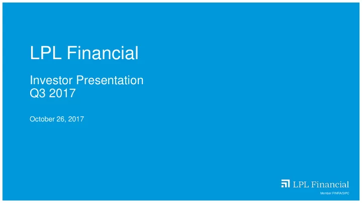 lpl financial