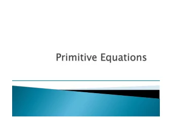 Note: U is the 3D velocity  The field is conserved following the motion (that is each individual