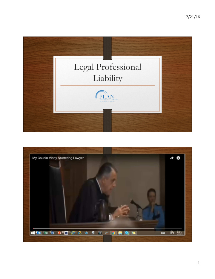 legal professional liability