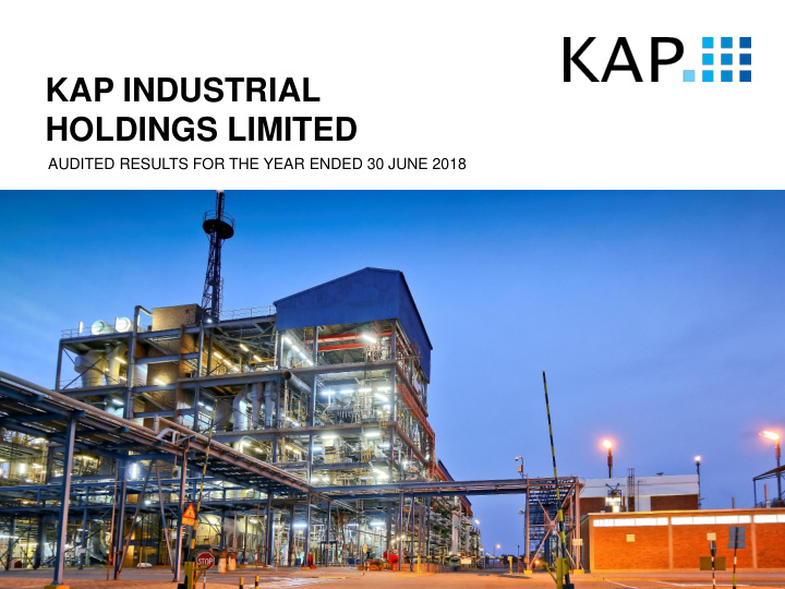 kap industrial holdings limited