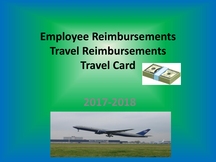 employee reimbursements
