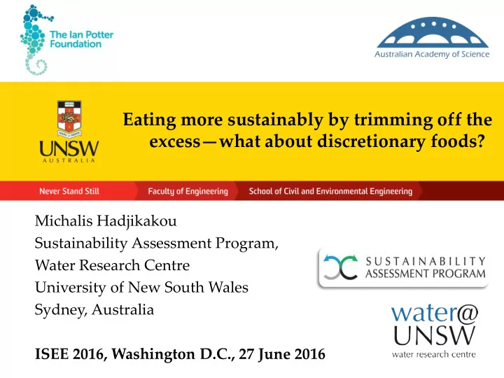 eating more sustainably by trimming off the excess what