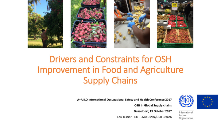 drivers and constraints for osh